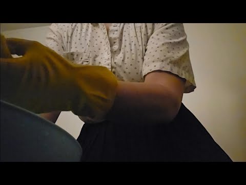 ASMR Fast Sponge & Carpet sounds w/ gloves 