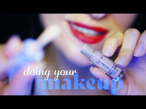 ASMR ~ Doing Your Makeup ~ Layered Sounds, Personal Attention, Closeup