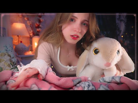 ASMR en TU CAMITA 💗 AMIGA te CUIDA para DORMIR 🌸 ¿Me dejas mimarte?