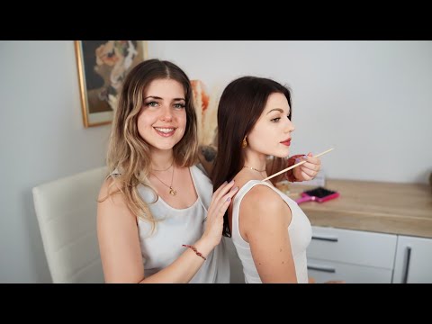 ASMR Treatment [Real Person] Tingly Massage, Hair Play & Skin Tracing (deutsch/german)