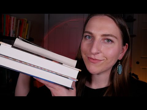 ASMR rainy night book tour 🌧️📚🌙 (sleepy, cozy, rain)