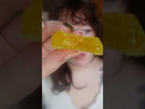 Trying crystal candy ASMR #eatingasmr #eatingsounds #crystalcandy #eatingcandyasmr