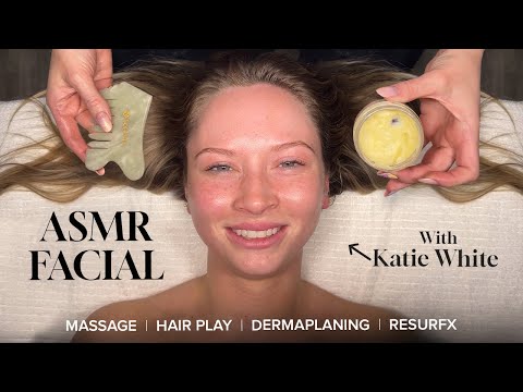 ASMR Facial | Dermaplaning, Gua Sha, and Resurfx