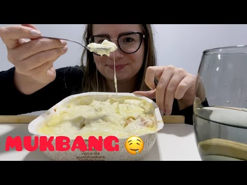 MUKBANG Comendo lasanha #asmr #mukbangbrasil