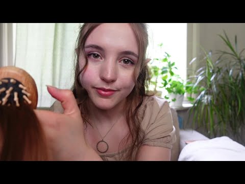 Elf helps you sleep 😴 ASMR Roleplay in Finnish 💙🤍 Haltia auttaa sinua nukahtamaan 😴