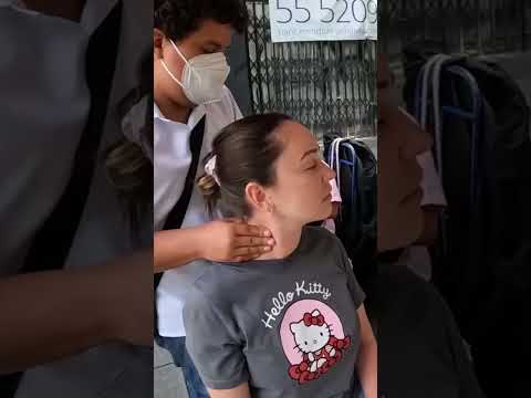 Masaje de cuello en #CDMX 🇲🇽 #neckmassage #asmr #massage