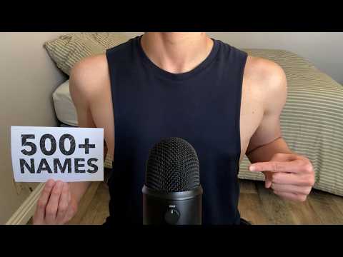 ASMR | If I say your name, you can go to sleep (30K sub special)