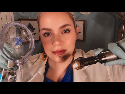 ASMR Audiologist Ear Exam | Ear Cleaning, Hearing Tests, Muffled Hearing