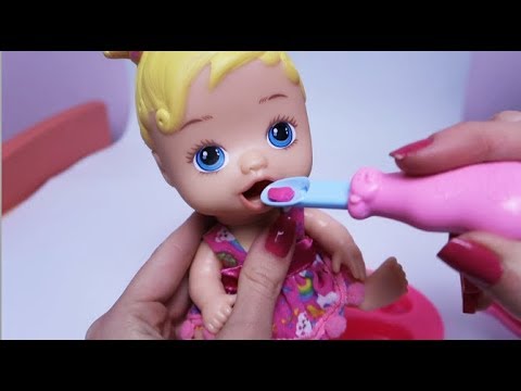 ASMR KIDS: BRINCANDO DE BONECA BABY ALIVE!