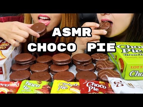 ASMR: EATING CHOCO PIE 초코파이 먹방 (SOFT AND CHEWY EATING SOUNDS) MUKBANG