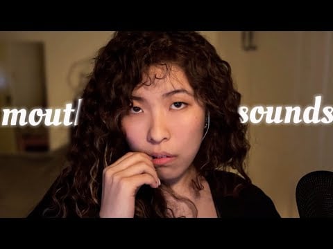 ASMR 6 Types Of Mouth Sounds | Soft Kisses & Spit Painting
