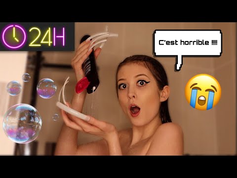 24H AVEC DES ONGLES ÉNORMES 😱 (je pète un cable...) !!