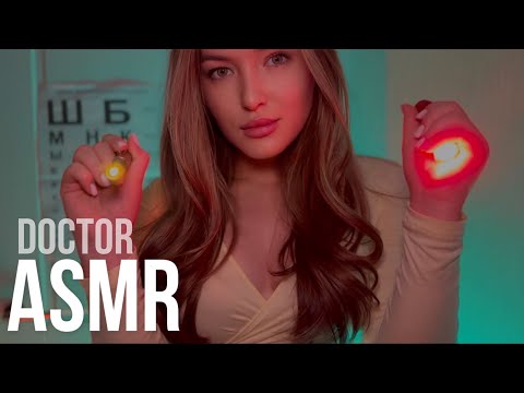 АСМР Нежный приём врача-офтальмолога ASMR Eye Exam Role play