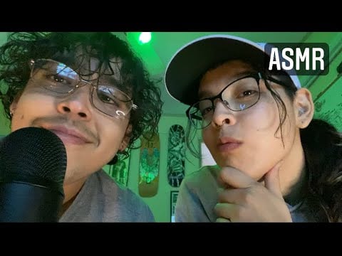 My sister trying #asmr for the first time [ Binaural mic ]