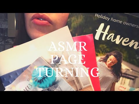 ASMR PAGE TURNING (Magazines & Books) *No talking