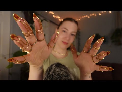ASMR Rainy Hand Movements & Mic Scratching For TINGLE Immunity 🤯  [Rainy & Delay Versions]