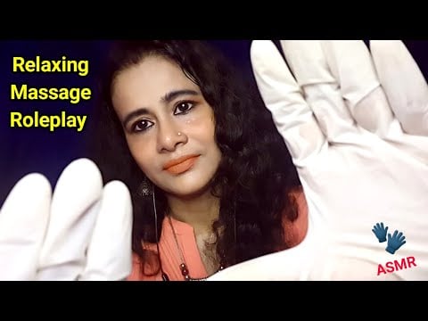 White Latex Gloves ASMR Relaxing Massage 💆‍♀️ (Face, Neck, Back, Hands & Scalp ) 🧤 | Asmr Ghosal