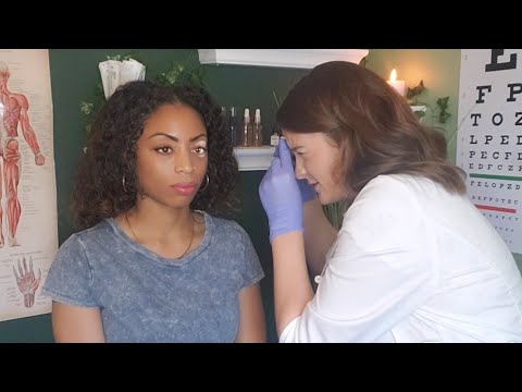 ASMR Real Person Old School Medical Exam - Head to Toe Assessment