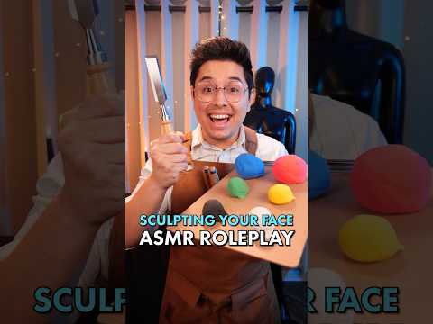 Colorful Clay Sculpting Face Makeover | ASMR Roleplay