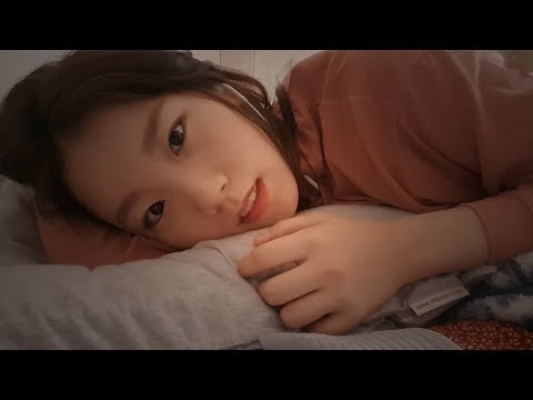 ASMR(Roleplay)🐰 나.. 귀청소 찍으려다가 망했어... 근데 넌 왜 안자? :)｜Soft spoken