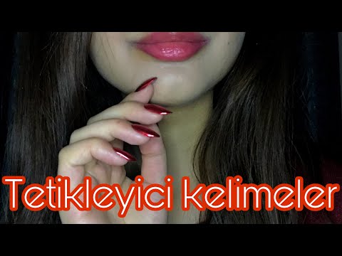 TÜRKÇE ASMR || SİZLERİN SEVDİĞİ TETİKLEYİCİ KELİMELER