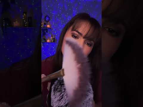Brushing away your negative energy #asmr #relax #stressrelief #asmrsounds #satisfying