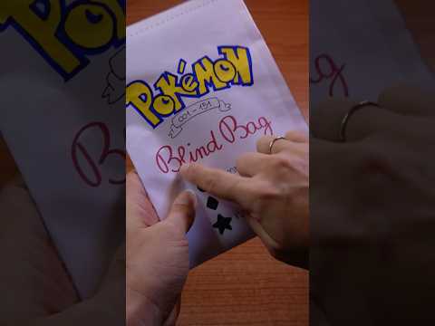 Unboxing Pokémon Blind Bag #asmr #blindbag #papersquishy