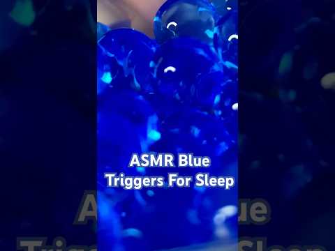 ASMR Blue Triggers for Sleep🩵💙 #asmr #shorts #asmrtriggers #asmrforsleep