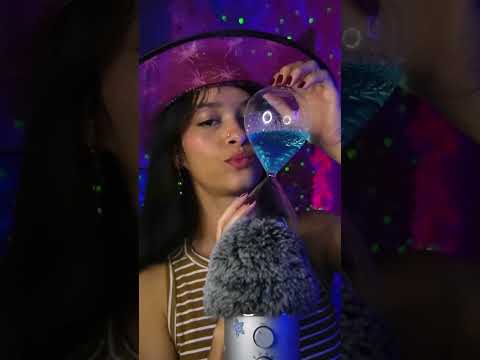 ASMR com a ampulheta de água  #asmr