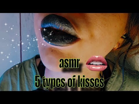**"Black Lipstick Kisses & Spit ASMR — Intense Pining & Personal Attention 💋🖤"**