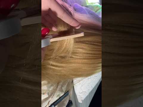 ASMR Wooden Haircut #asmrshorts #asmrhaircut #haircut #asmr