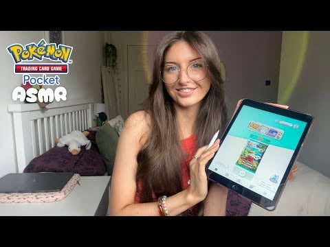 ASMR Opening 30+ Paldean Wonders Pokémon TCG Pocket packs!⛲️ (clicky whispers, Apple Pencil tapping)