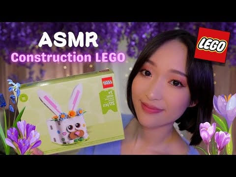 ASMR 🌷 On monte un LEGO (lapin de Pâques surprise) 🐇🥕🌻