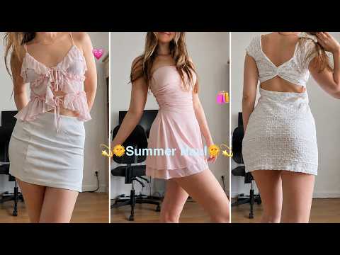 ASMR tingly try on summer Haul 💗🌟