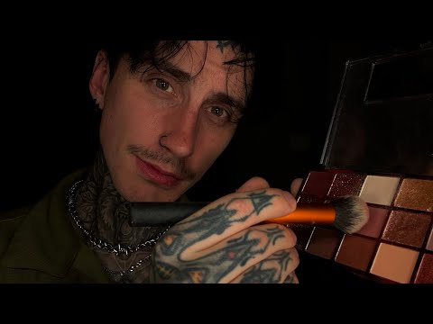 ASMR Doing Your Makeup (Up-Close Personal Attention)