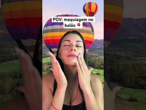 POV: maquiagem no balão 🎈 #asmr #humor #shorts #comedia