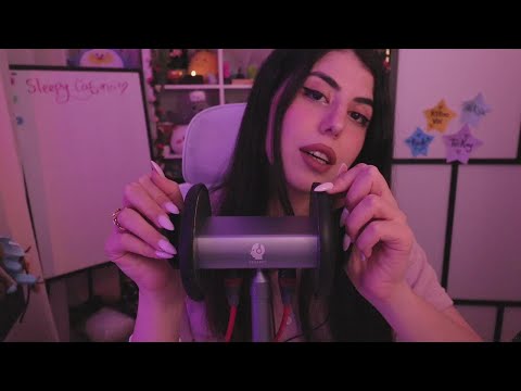 ASMR Dry Ear Massage With Breathing and Cupping ♡ No Talking