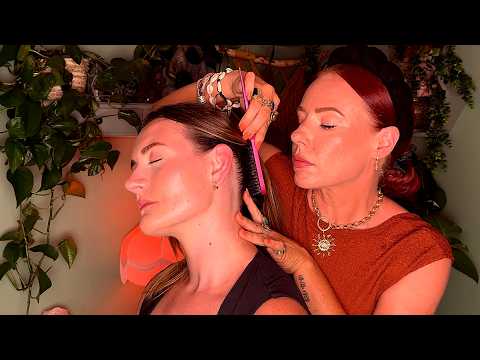 ASMR Head Massage ✨Soft Spoken, Hair Touch, for a Gentle Nervous System Reset & Tension Release..