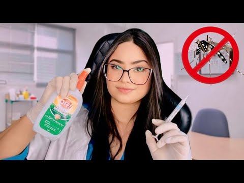 ASMR: MÉDICA TE EXAMINA MAS VOCÊ ESTÁ COM DENGUE!