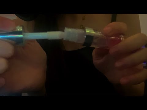 ASMR Doing your makeup with breathy and inaudible whispering + Some stuttering 🫶🏻
