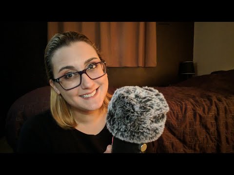 ASMR Gentle Mic Scratching & Closeup Whisper Ramble (mouth sounds, inaudible whisper)