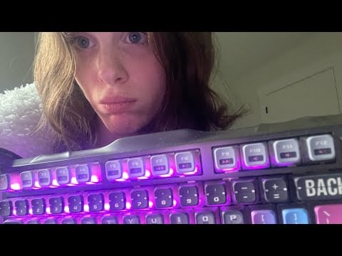 making ASMR how i like it because no one else will 
