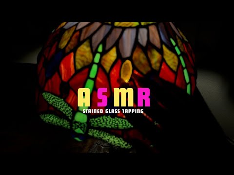 ASMR camera tapping & tapping on stained glass *lofi*whispering*tingly*