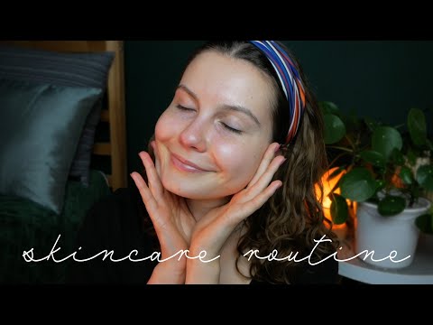 ASMR [PL] | moja wieczorna pielęgnacja twarzy (skincare routine) | dźwięki kosmetyków, szept
