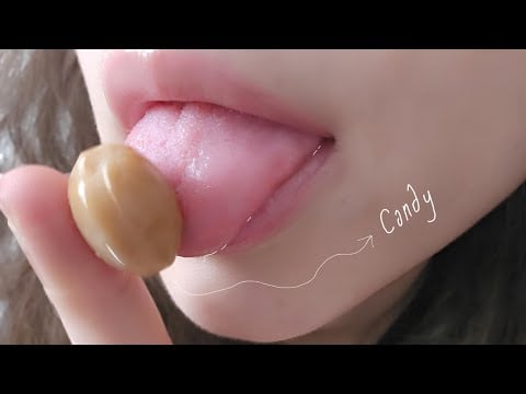 ASMR: Spit Painting YOUR FACE 🫵🏻 and CANDY • no talking • my favorite #asmr 11