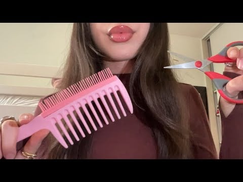 ASMR haircut in 2 minutes ✂️ | different languages 