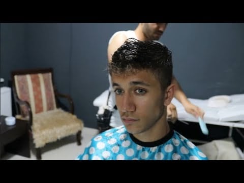 ASMR TURKİSH BARBER HAIR Cut HAIR Washing #LENS #ASMR SAÇ Kesim SAÇ Yıkama #ASMR