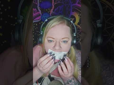 Sticky tape sounds #asmr #mouthsounds  #relax #asmrvideo #tingles #sticky #tape #nails