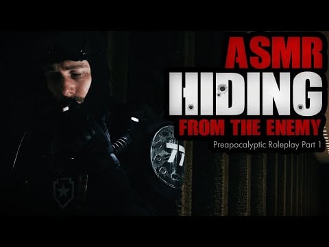 ASMR Fixing Your Eye & Hiding From the Enemy | Pre-Apocalypse Police Roleplay (Part 1)