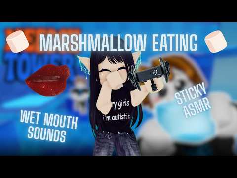 Roblox ASMR  💫marshmallow eating sounds💫